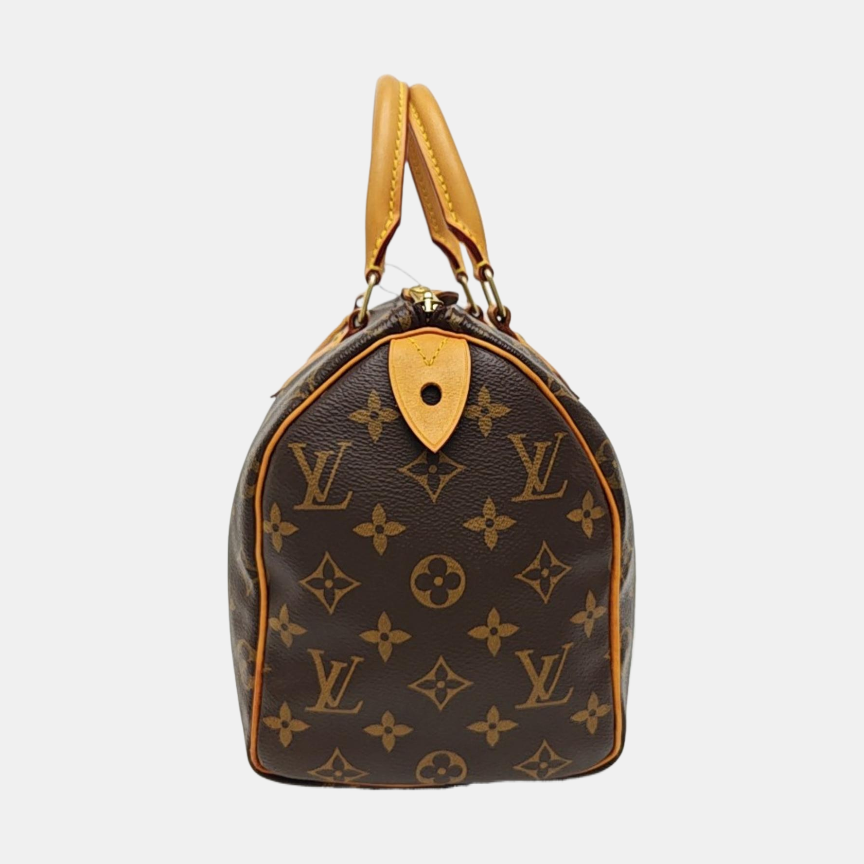 SPEEDY 25 Monogram Coated Canvas Brown