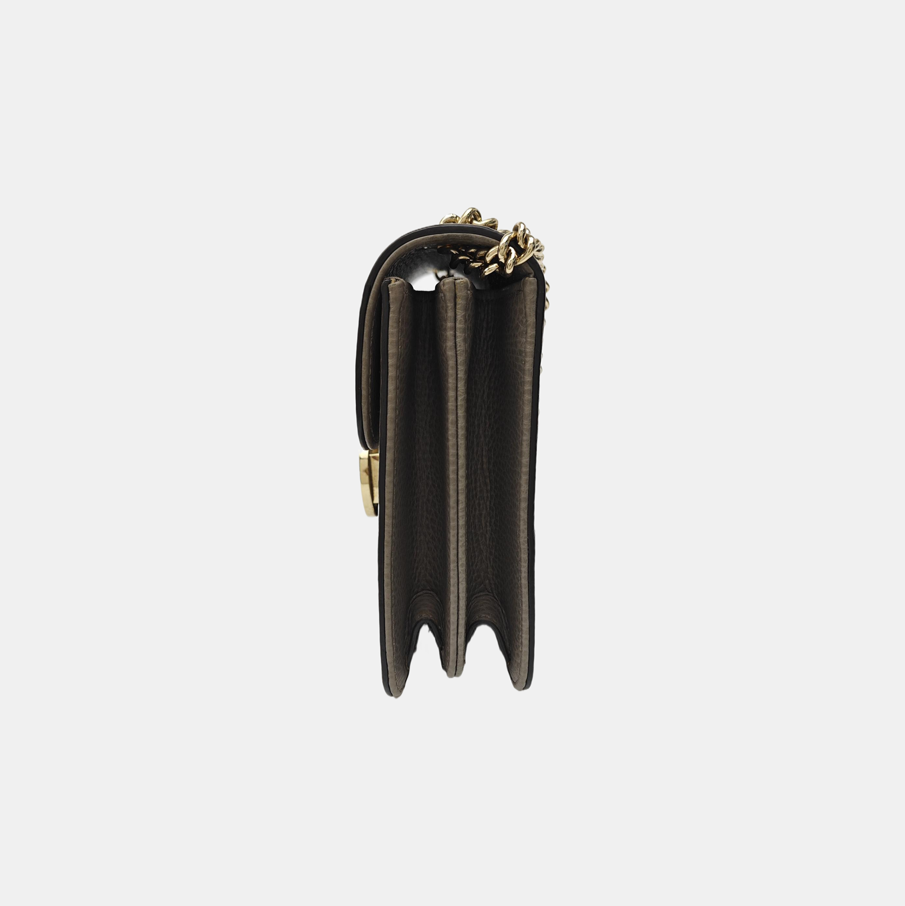 Interlocking G Small Calfskin Gray