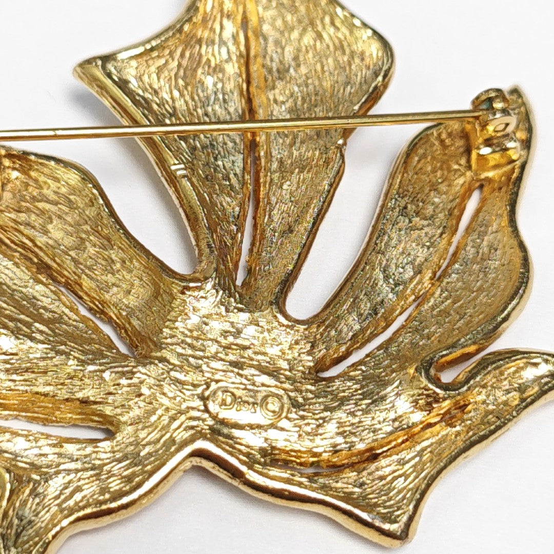 Metal Gold Brooch