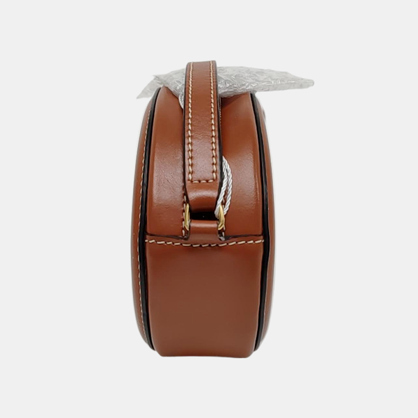 Authenticated pre-owned  TRIOMPHE Small Calfskin Brown - Crossbody Bag at Looply
