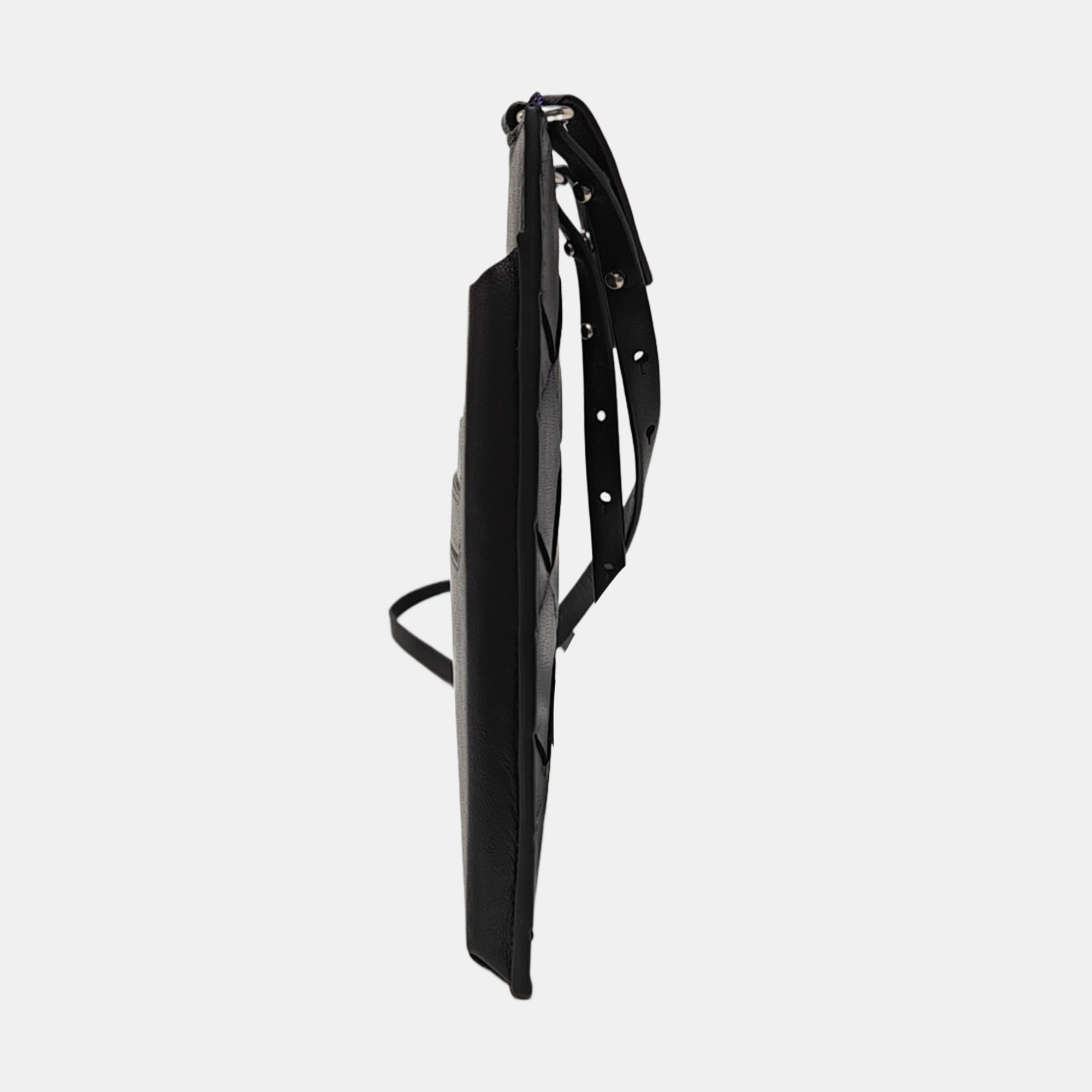 Leather Shoulder Bag Black