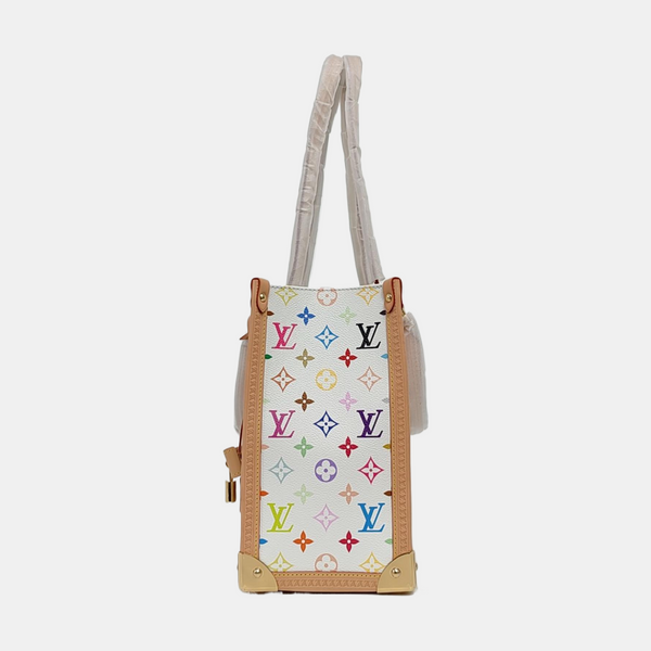 ONTHEGO MM Monogram Coated Canvas White