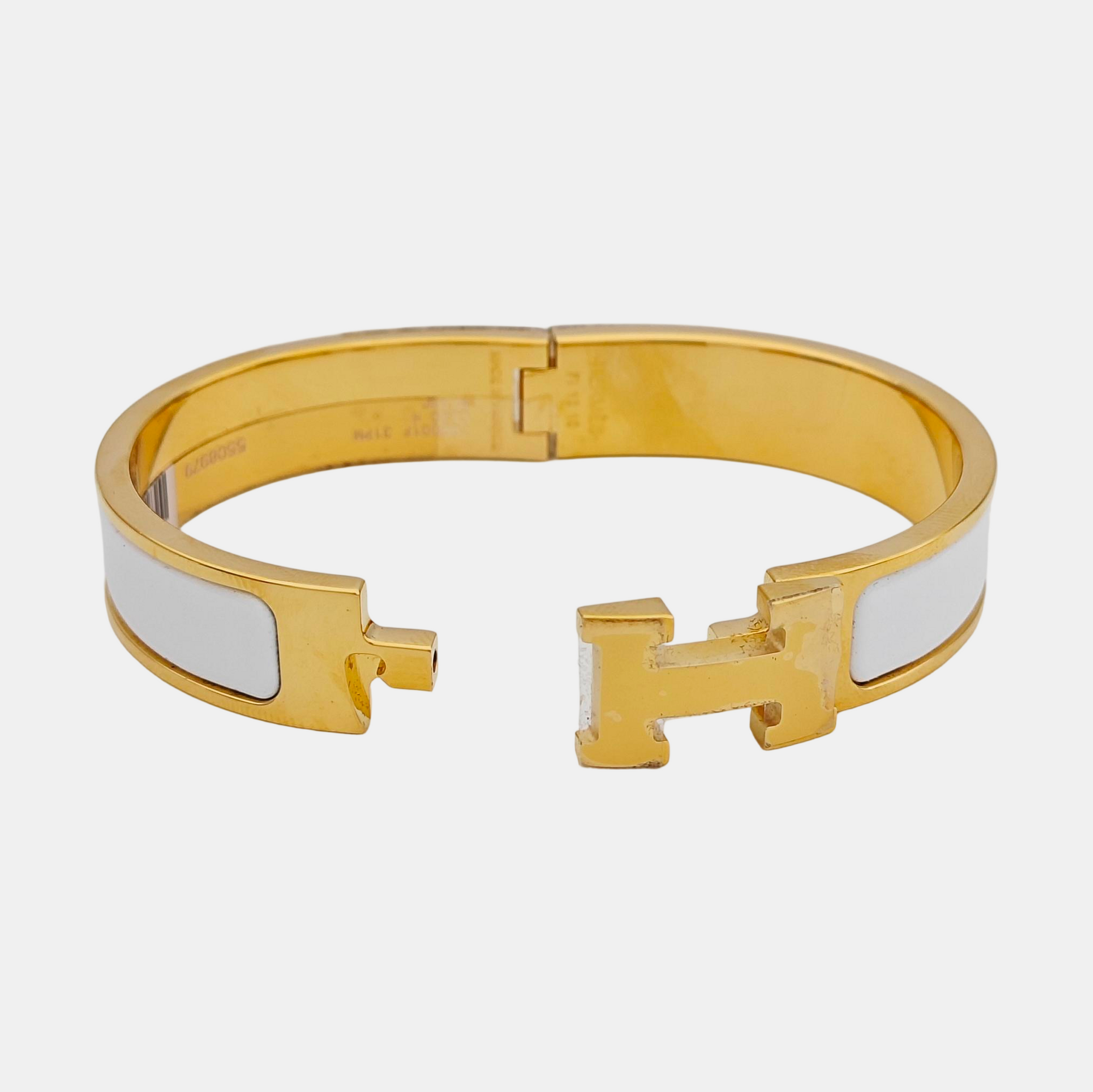 Clic H Metal Gold Bangle
