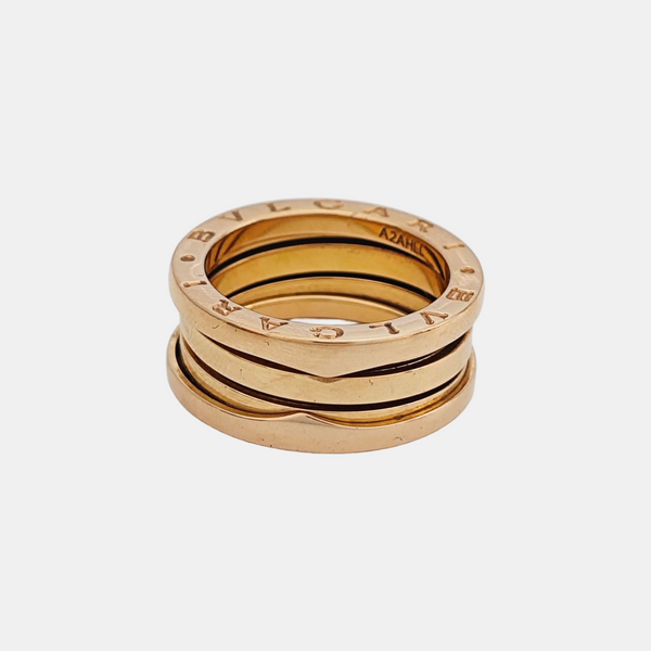 B.ZERO1 18k Rose Gold Ring EU 52