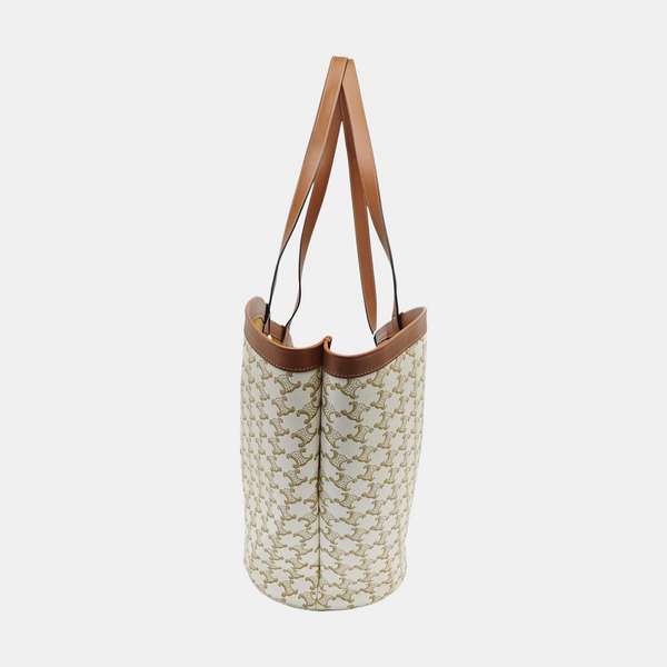 COUFFIN Large Coated Canvas White