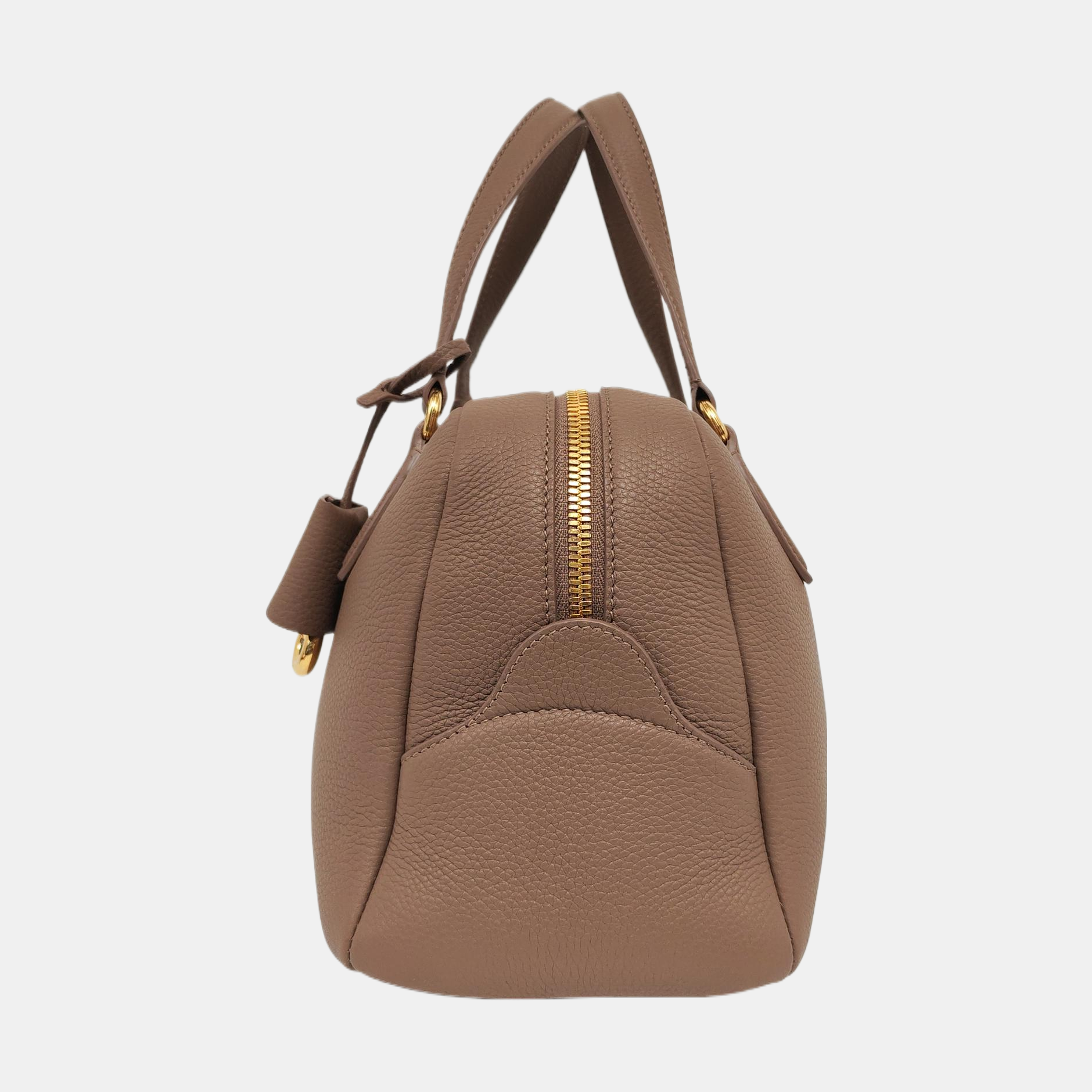 Calfskin Shoulder Bag Brown