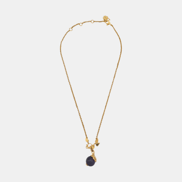 Collar Diorelita Metálico Dorado