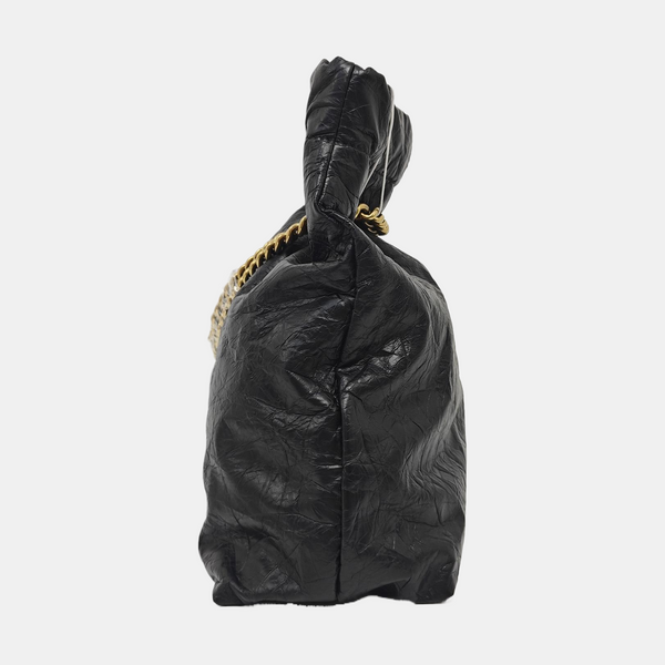 Calfskin Shoulder Bag Black