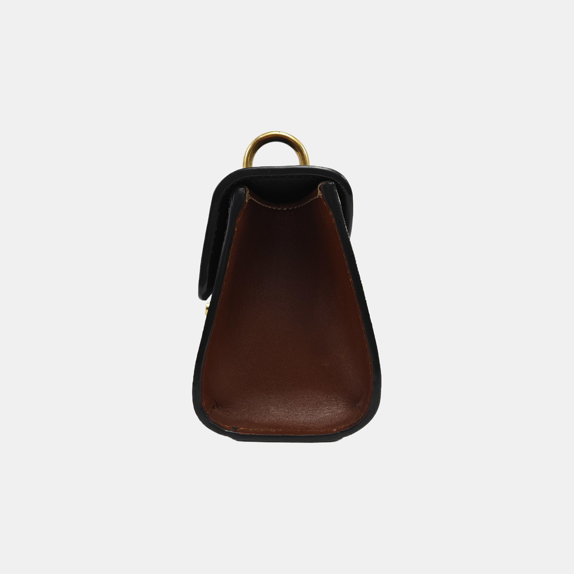 Padlock Mini Monogram Coated Canvas Beige