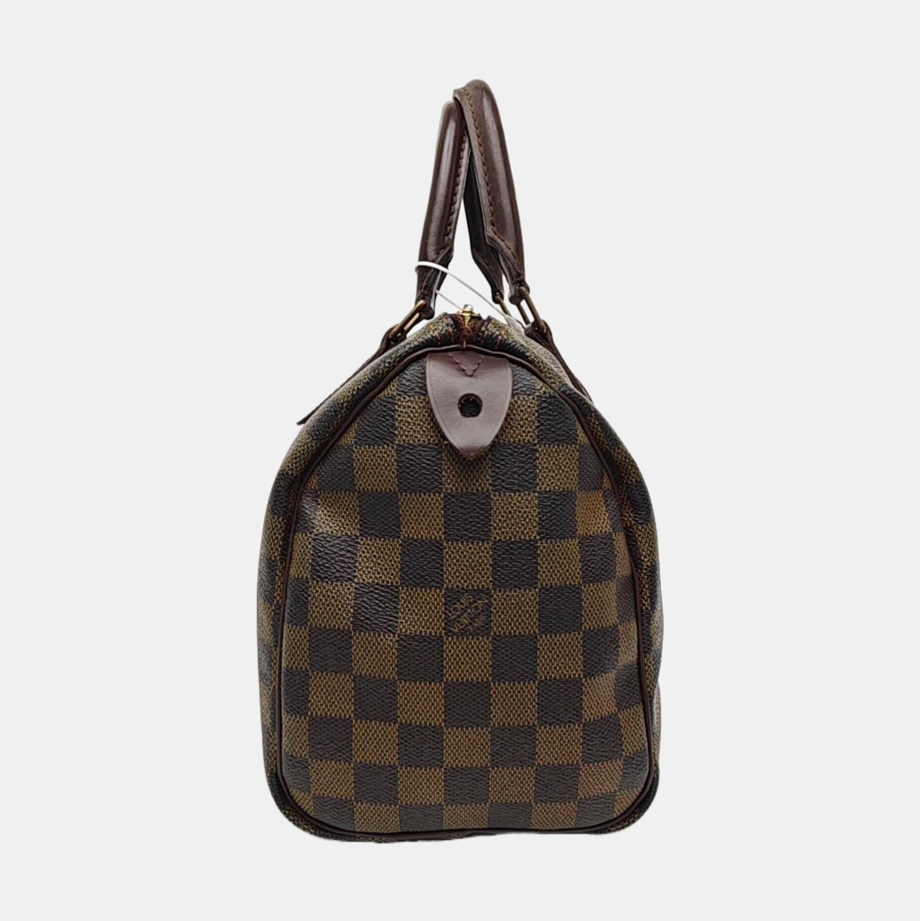 SPEEDY 25 Damier Ebene Coated Canvas Brown