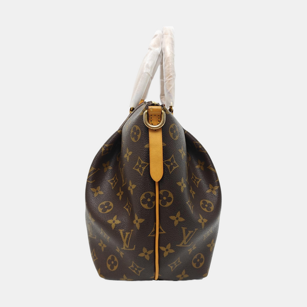 TURENNE MM Monogram Coated Canvas Brown