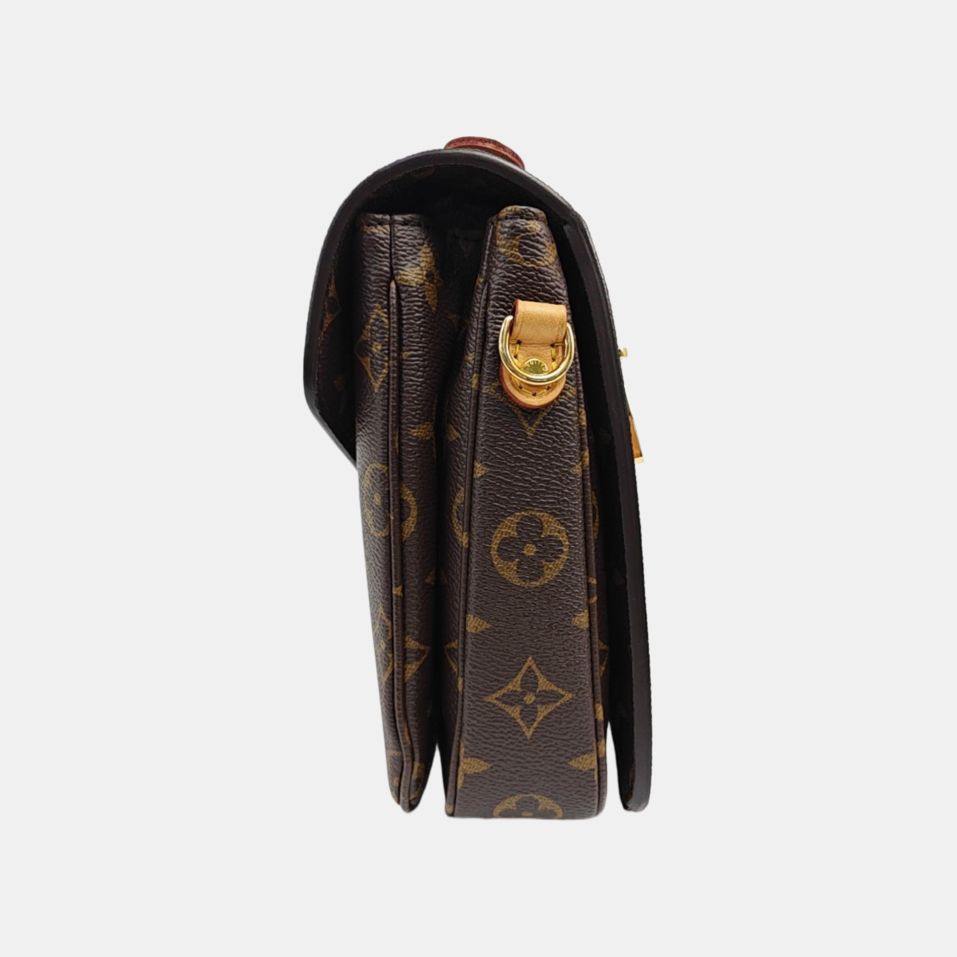 MÉTIS MM Monogram Coated Canvas Brown
