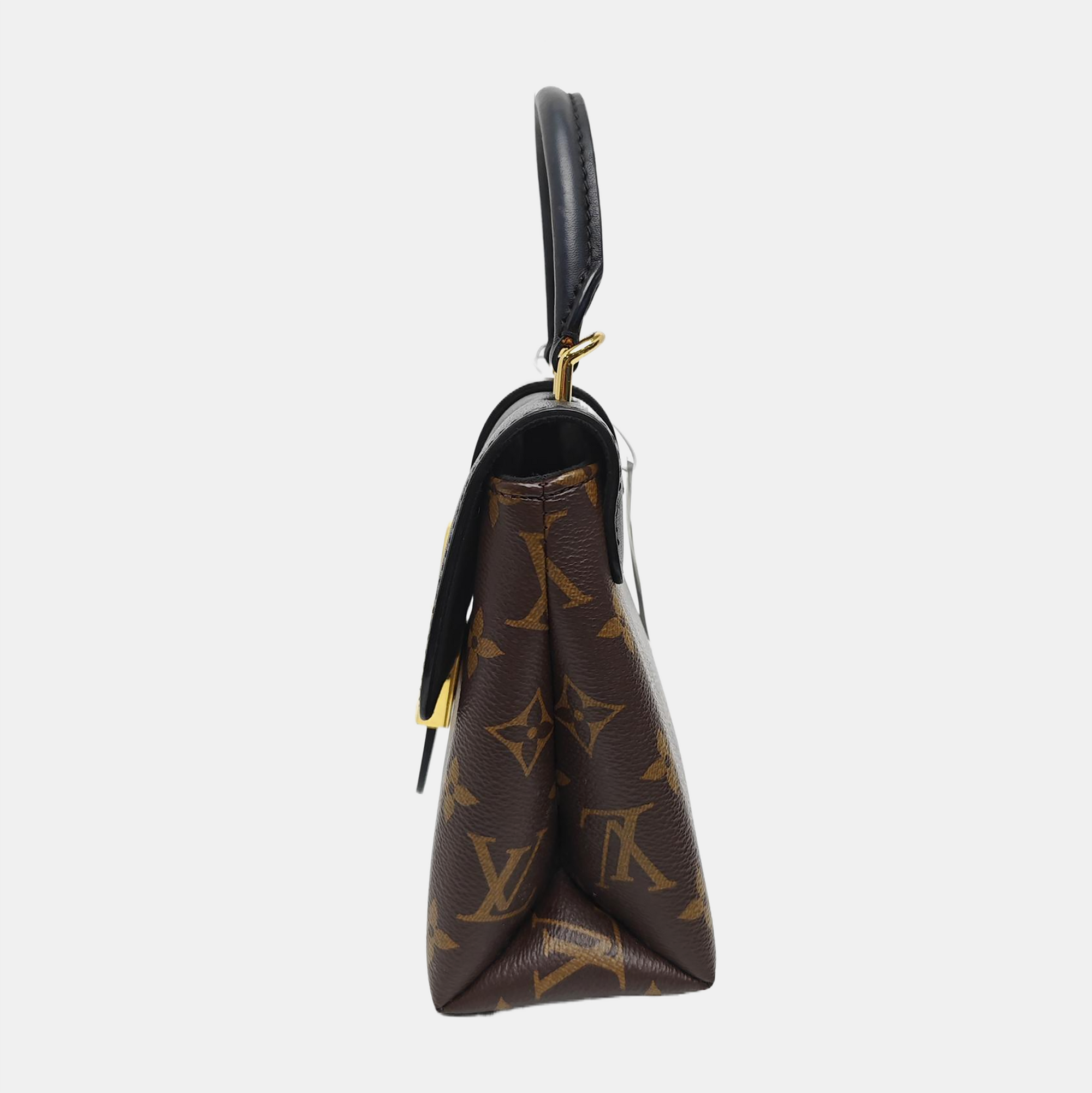 LOCKY BB Monogram Coated Canvas Brown