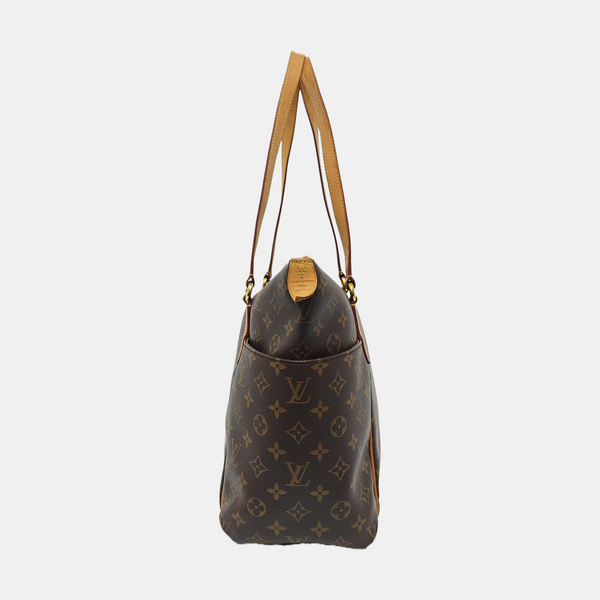 TOTALLY MM Monogram Coated Canvas Brown