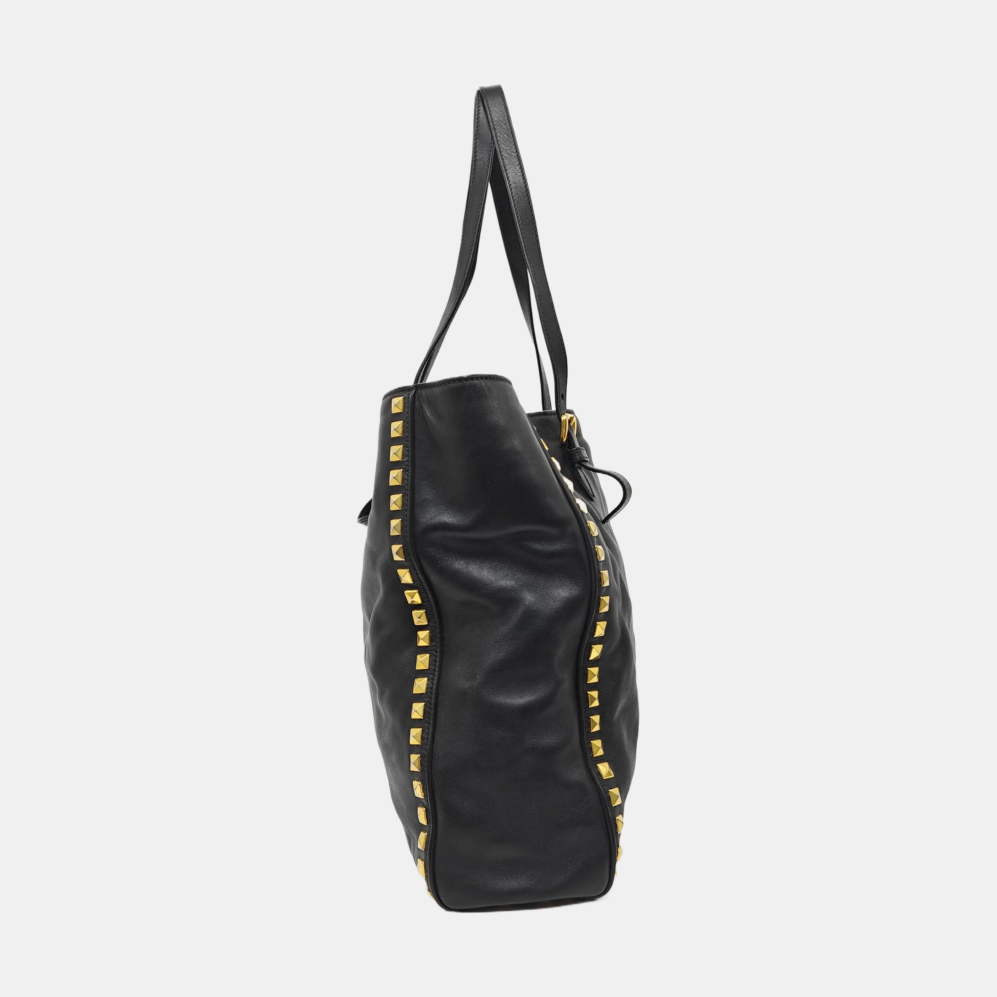 Calfskin Tote Bag Black