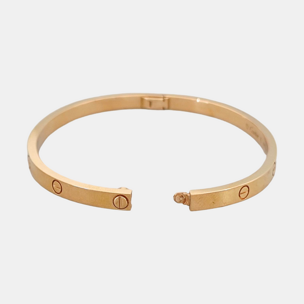 LOVE 18k Rose Gold Bangle