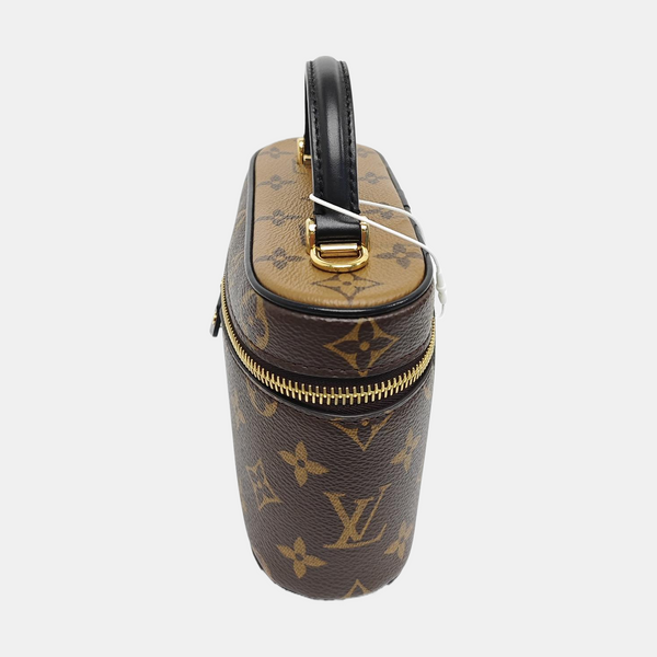 Vanity Chain Pouch Monogram Coated Canvas Brown