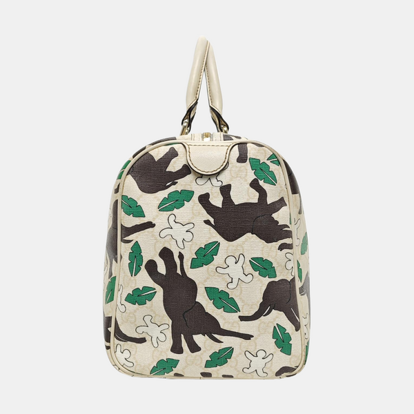 Joy Medium Coated Canvas Beige