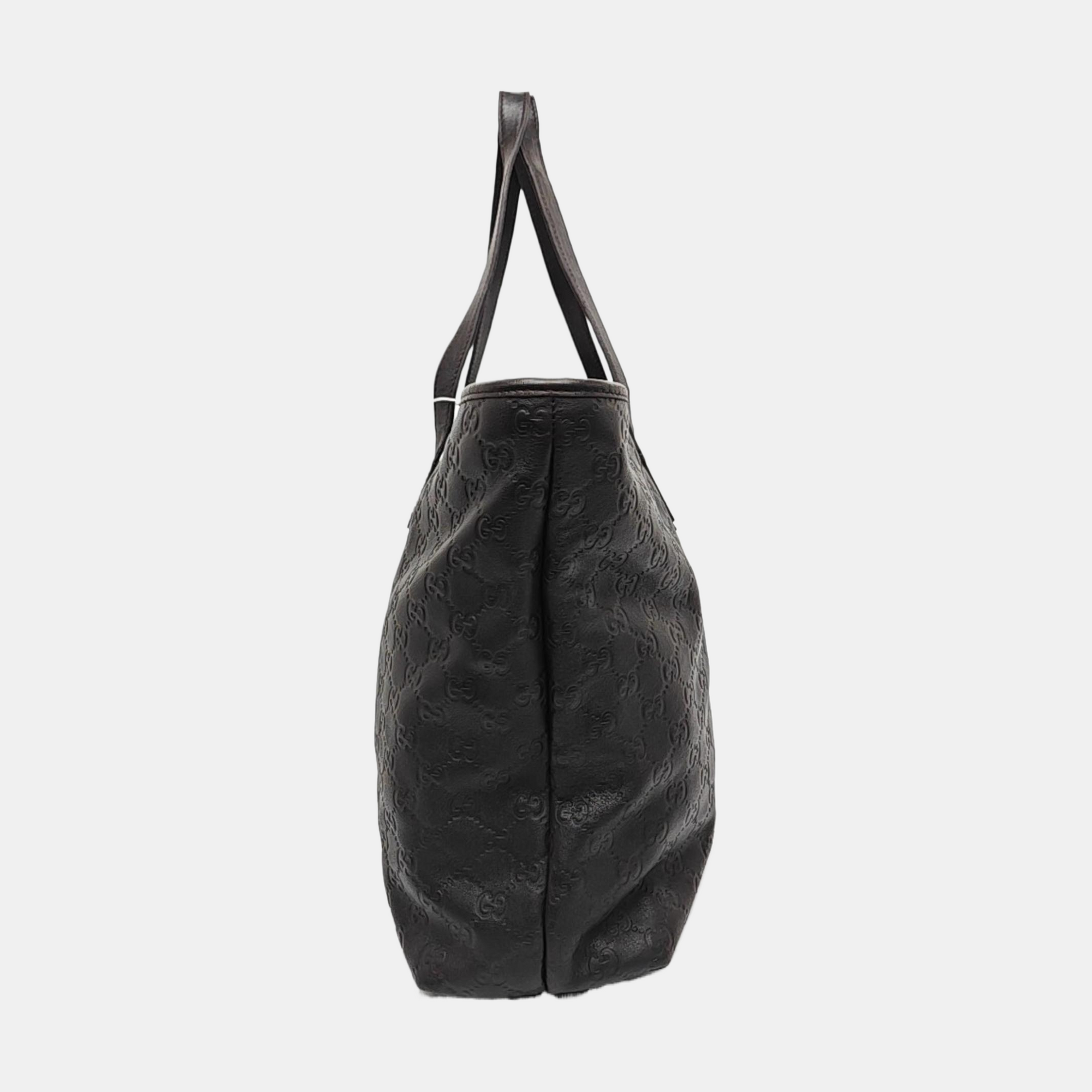 GG Imprime Monogram Calfskin Black