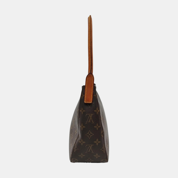 LOOPING MM Monogram Coated Canvas Brown