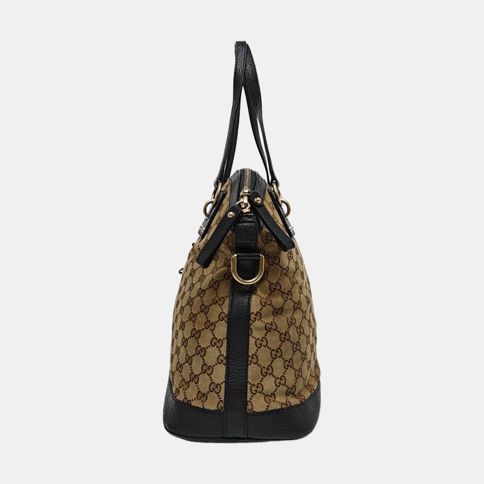 Monogram Canvas Tote Bag Beige
