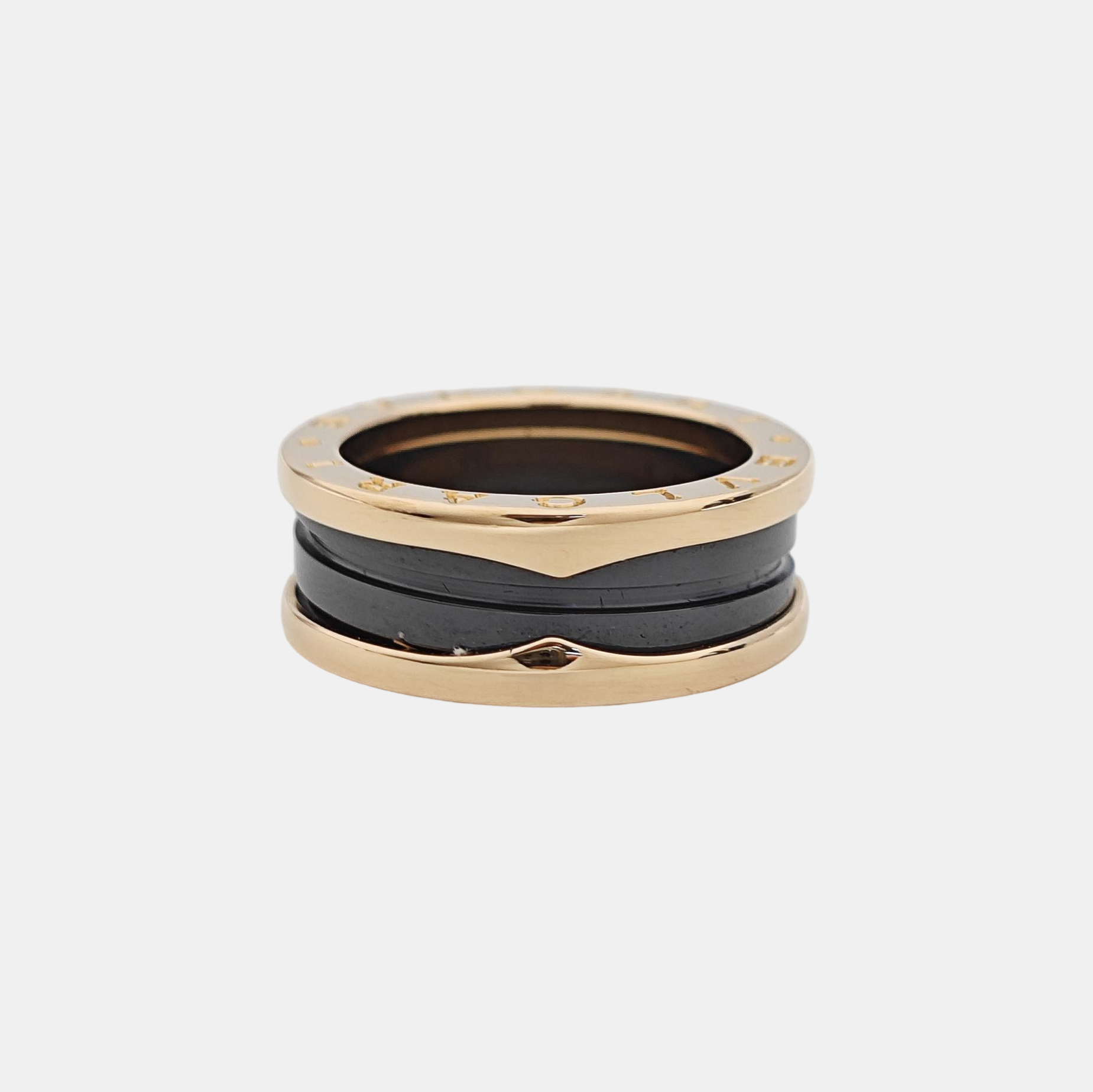 B.ZERO1 18k Rose Gold Ring EU 55