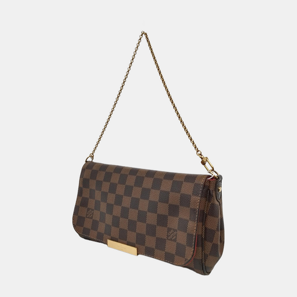 FAVORITE PM Damier Ebene Coated Canvas Brown