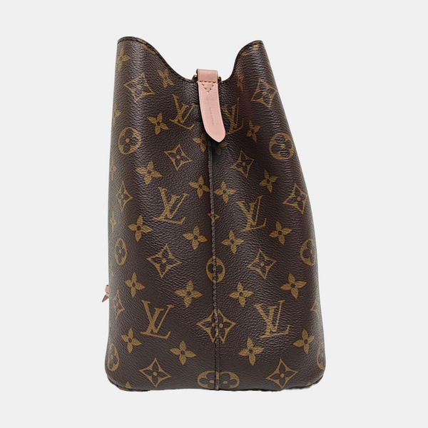 NÉONOÉ MM Monogram Coated Canvas Brown