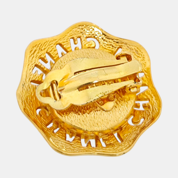 Metal Gold Clip On Earrings