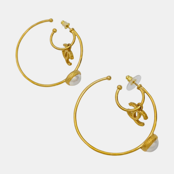 Metal Gold Earrings
