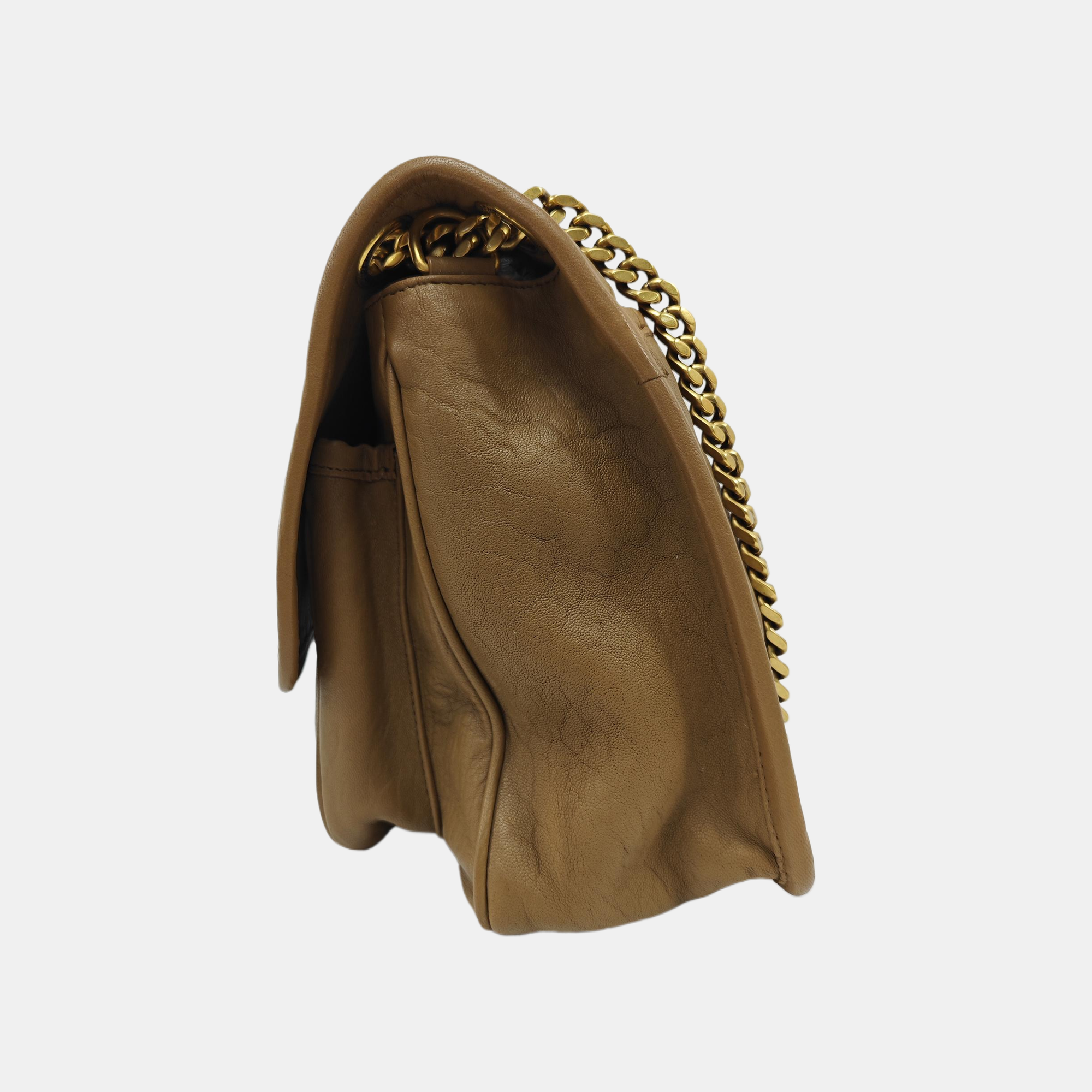 NIKI Medium Lambskin Brown