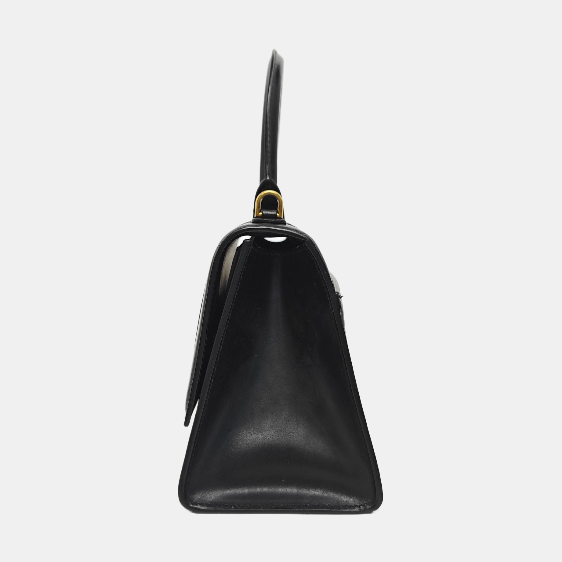 Hourglass S Calfskin Black