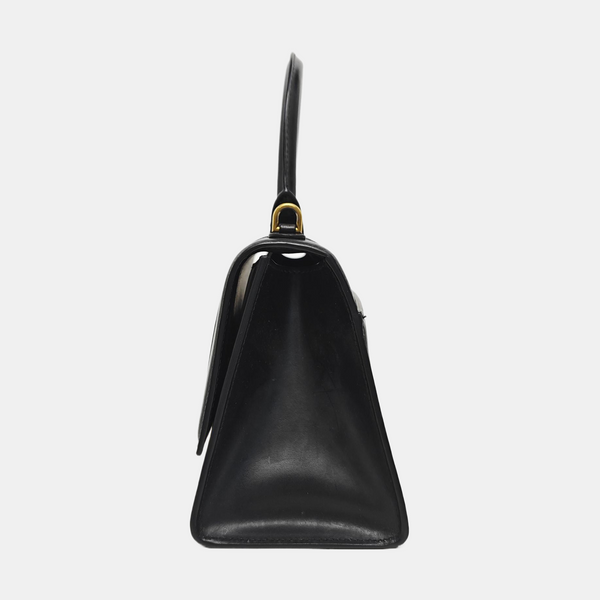 Hourglass S Calfskin Black