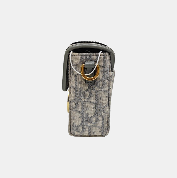 30 Montaigne Mini Oblique Canvas Gray
