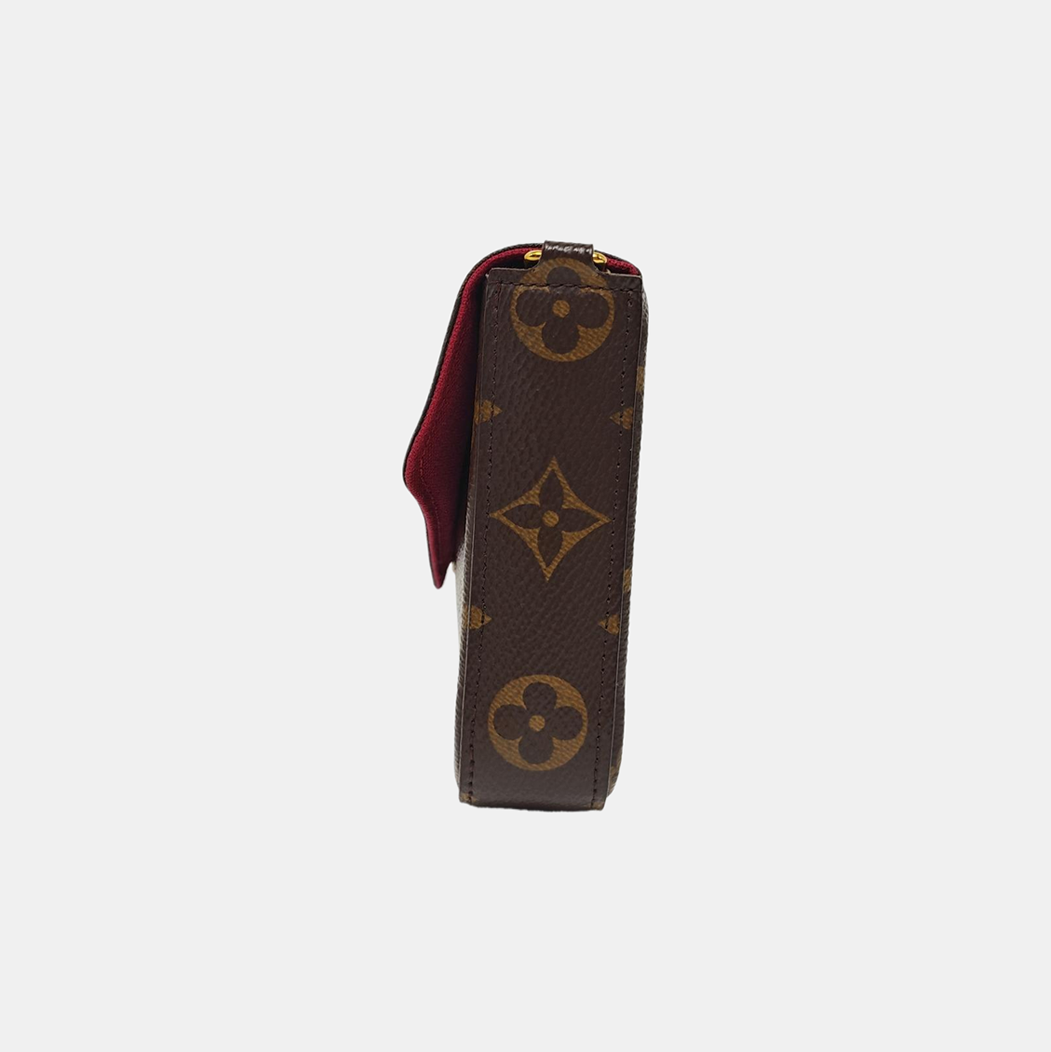 FÉLICIE Monogram Coated Canvas Brown