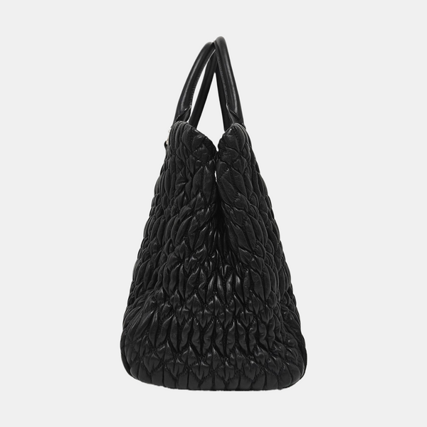 Lambskin Shoulder Bag Black