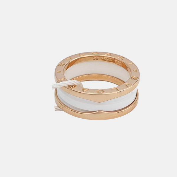 B.ZERO1 18k Rose Gold Ring EU 56