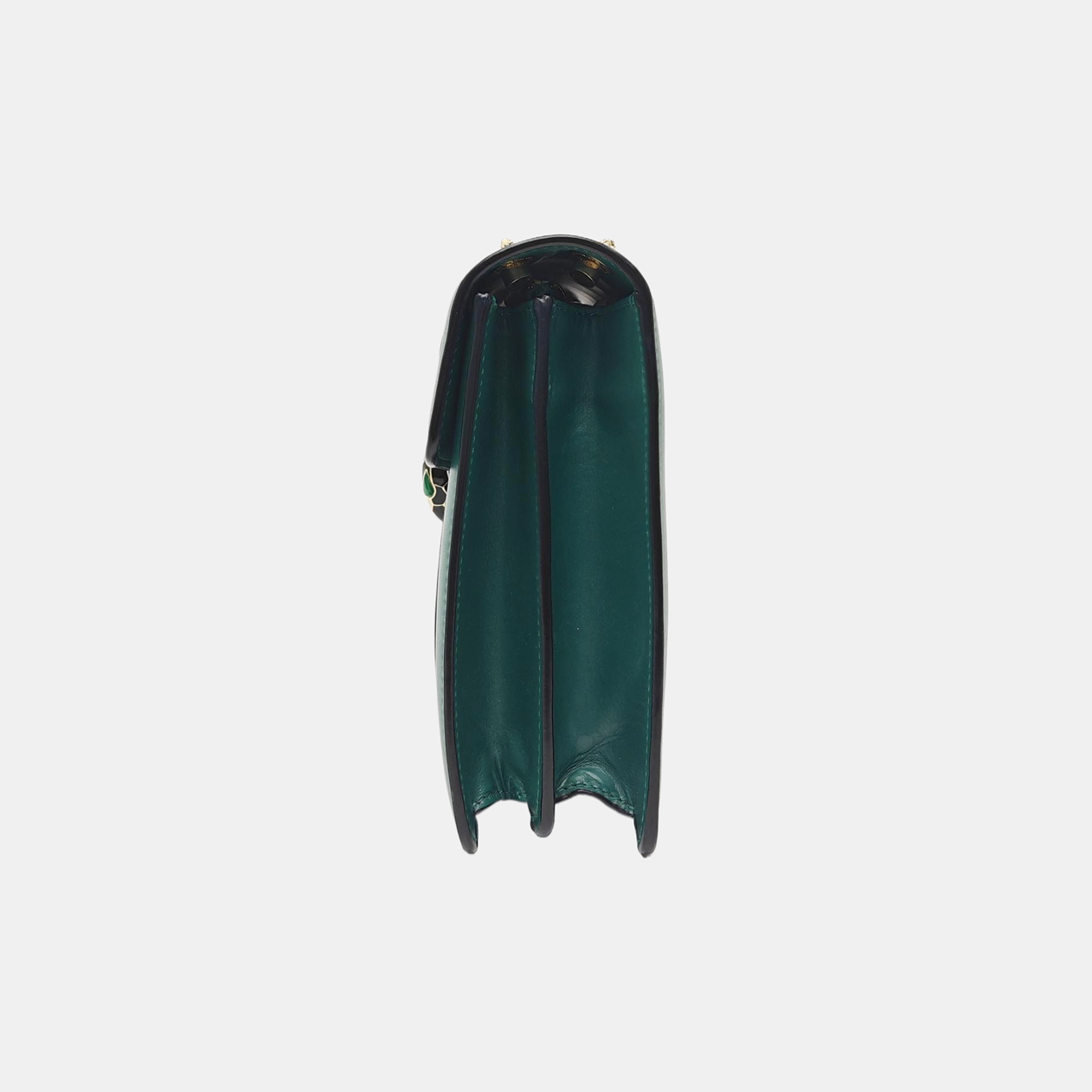 SERPENTI FOREVER Medium Calfskin Green