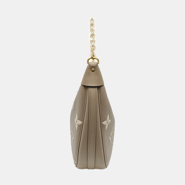 LOOP HOBO Monogram Calfskin Gray