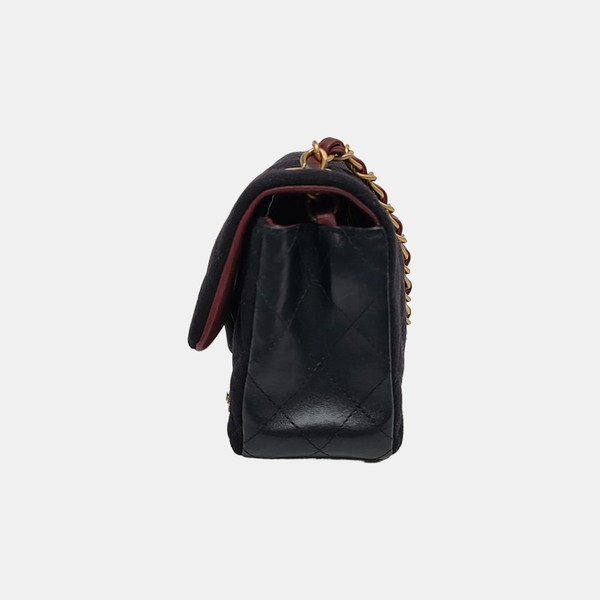 CLASSIC FLAP Quilted Wool Black