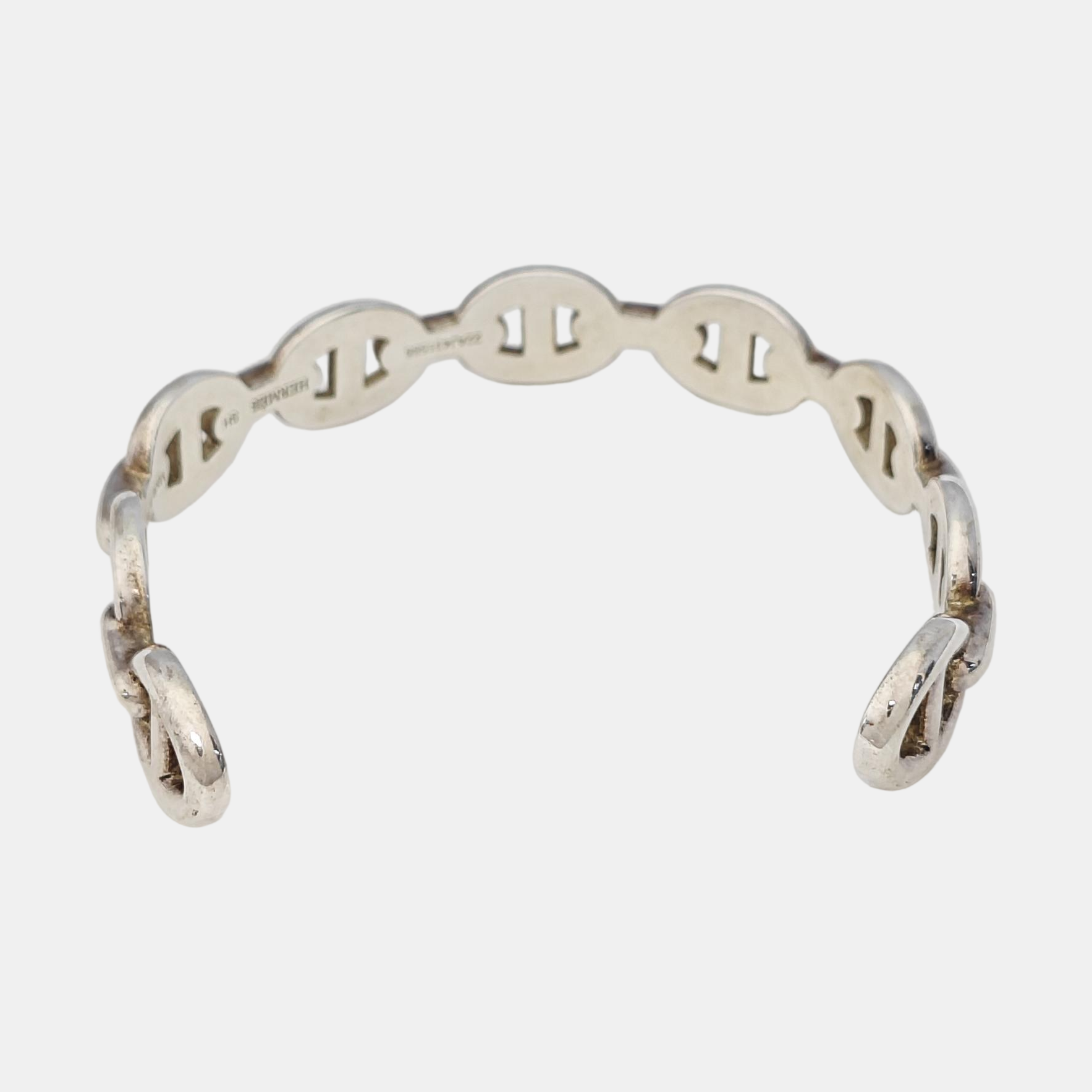 Chaine D'ancre Enchainee 925 Sterling Silver Bangle