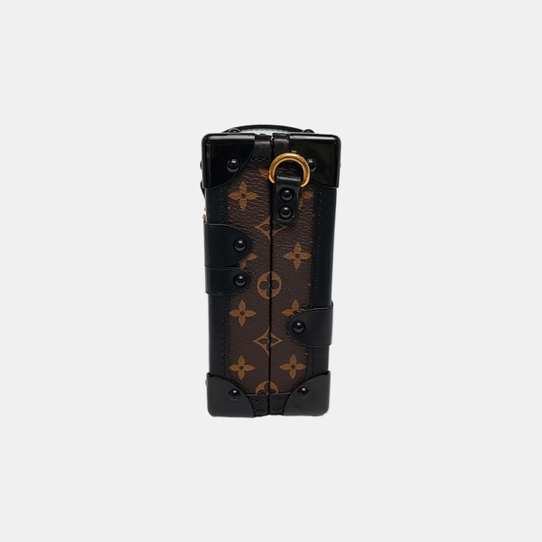 PETITE MALLE Monogram Coated Canvas Brown