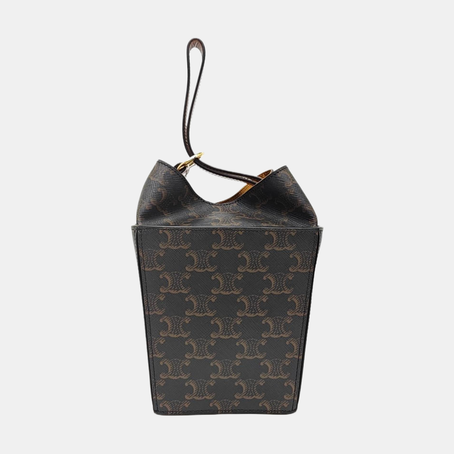STRAP BOX Coated Canvas Yellow