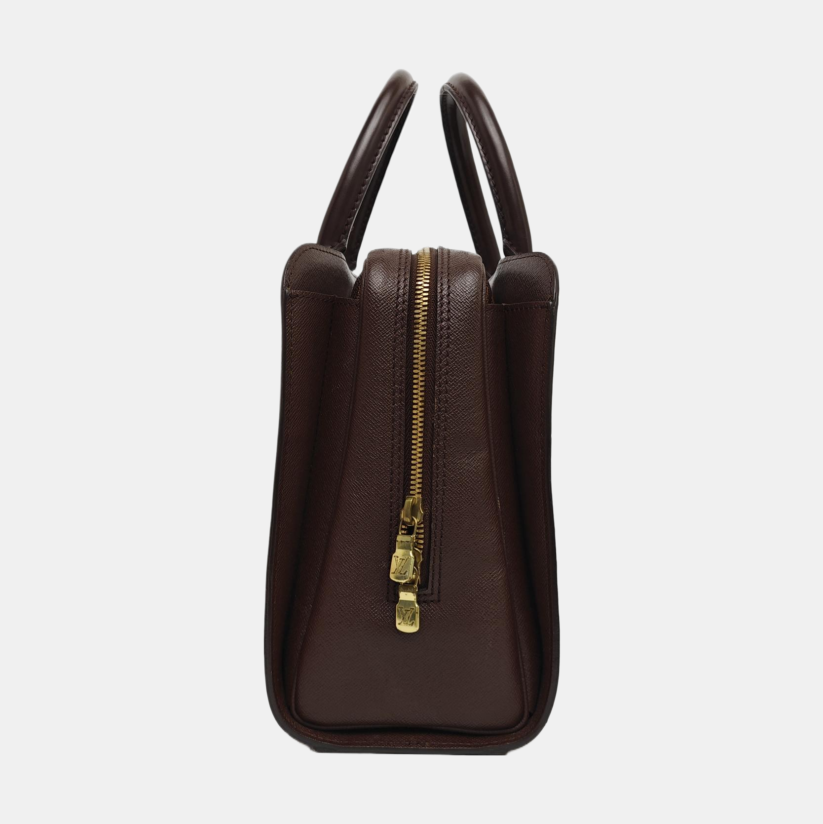 TRIANA Damier Ebene Coated Canvas Brown