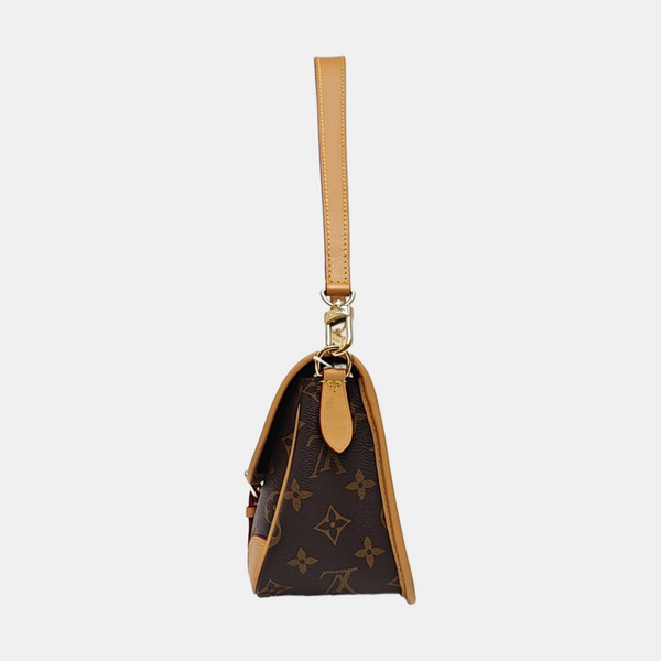 DIANE Monogram Coated Canvas Brown
