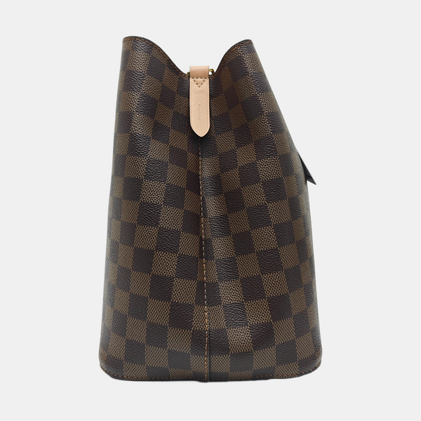 NÉONOÉ MM Damier Ebene Coated Canvas Brown