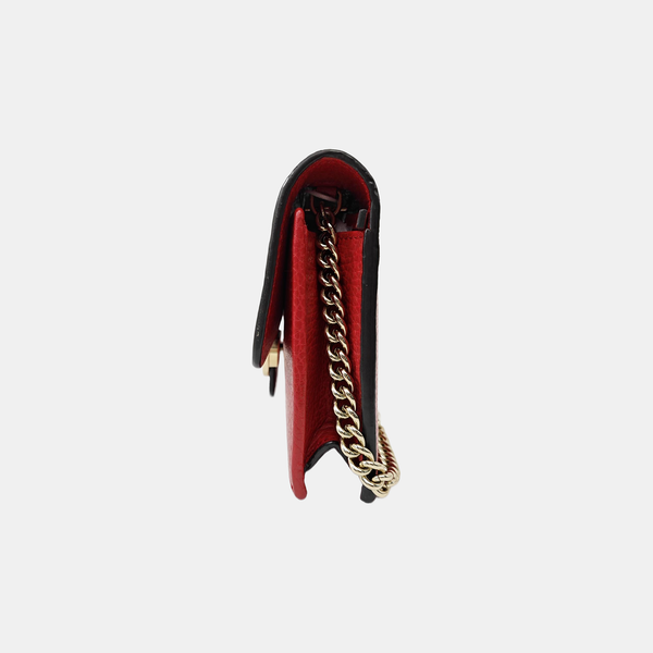 Calfskin Shoulder Bag Red