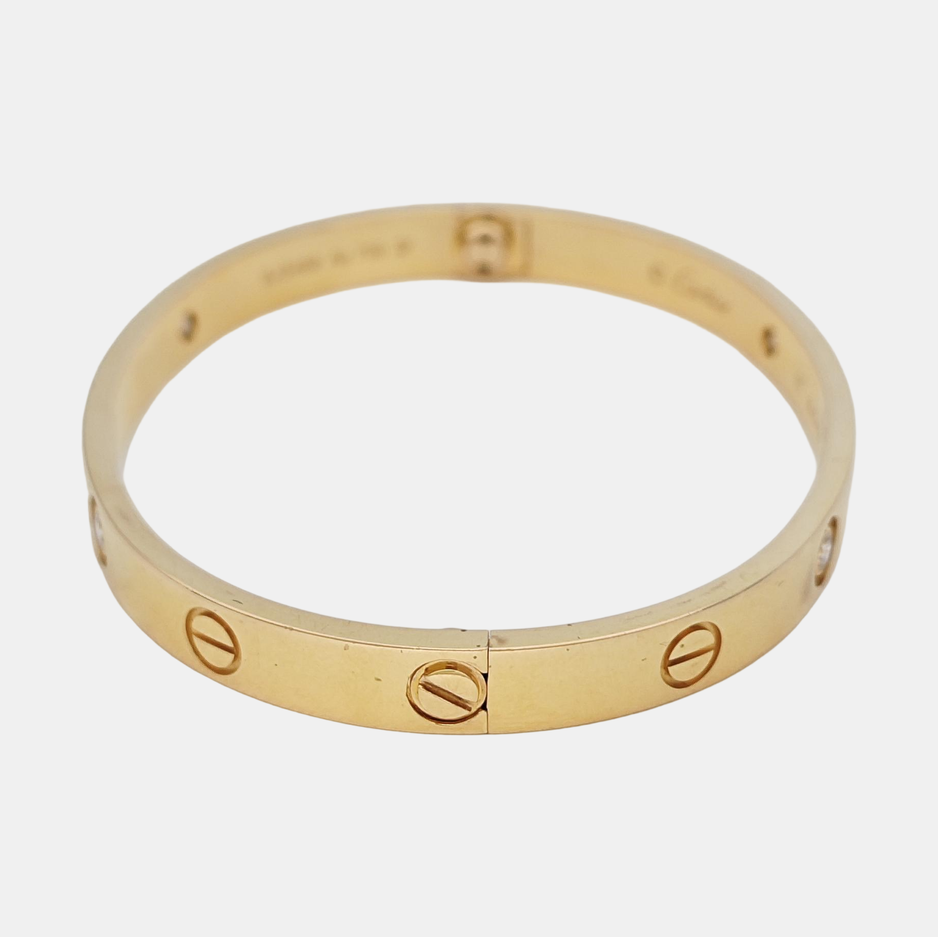 LOVE 18k Rose Gold Bangle