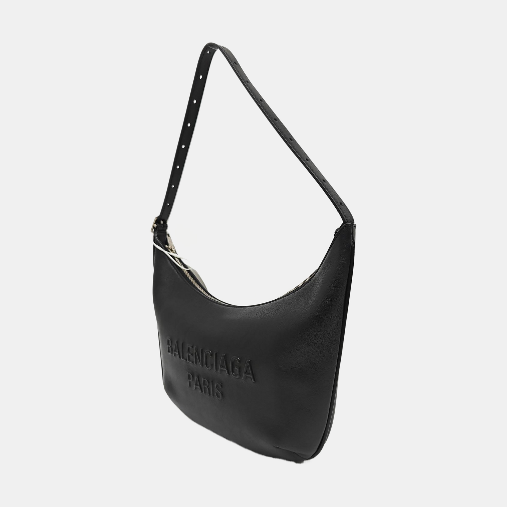 Calfskin Top Handle Bag Black