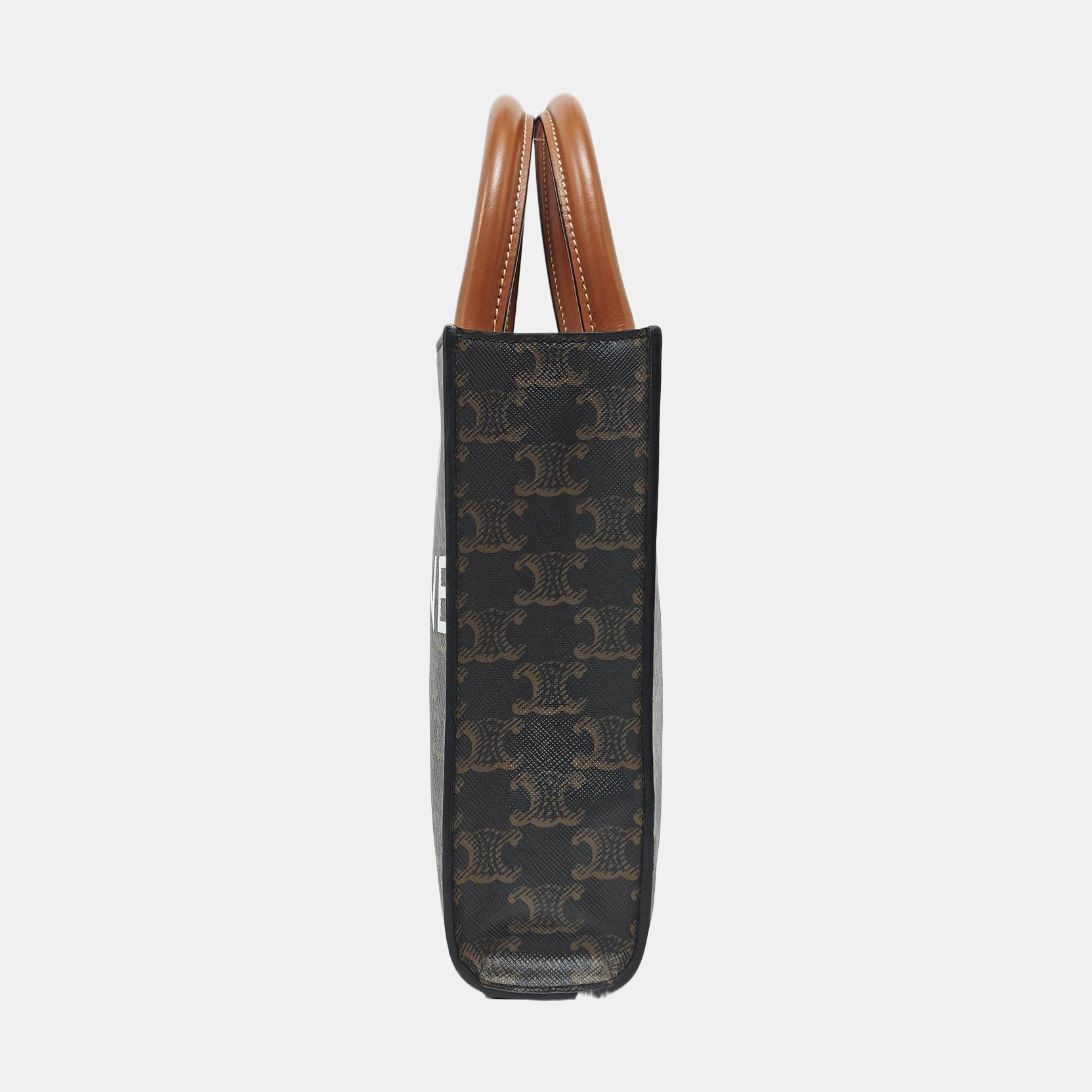 CABAS CELINE Mini Coated Canvas Brown